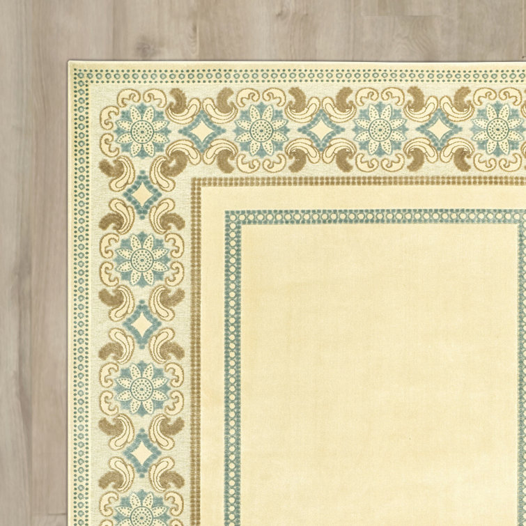 Handmade Multicolor Wool and Viscose Rectangular Rug
