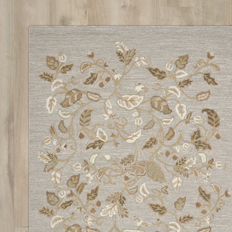 Gray Squirrel 2'3" x 10' Hand-Tufted Wool and Viscose Runner Rug