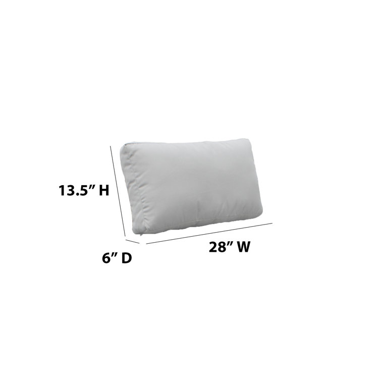 Aruba Blue Acrylic Outdoor Chair Cushion Covers with Zipper Closure