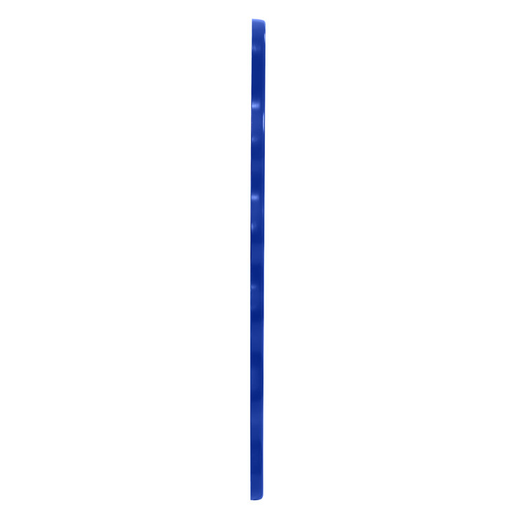 Royal Blue Scalloped Frame Rectangular Wall Mirror