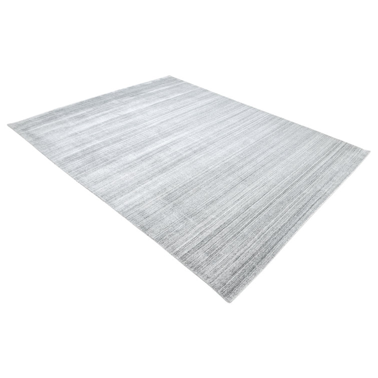 Heather Stripe Hand-Knotted Wool & Viscose 8' x 10' Area Rug