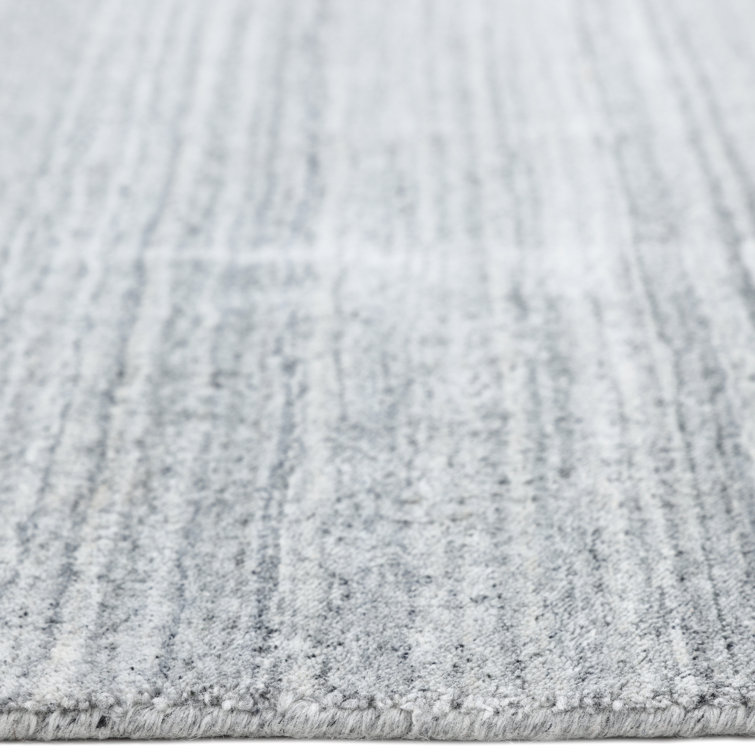 Heather Stripe Hand-Knotted Wool & Viscose 8' x 10' Area Rug