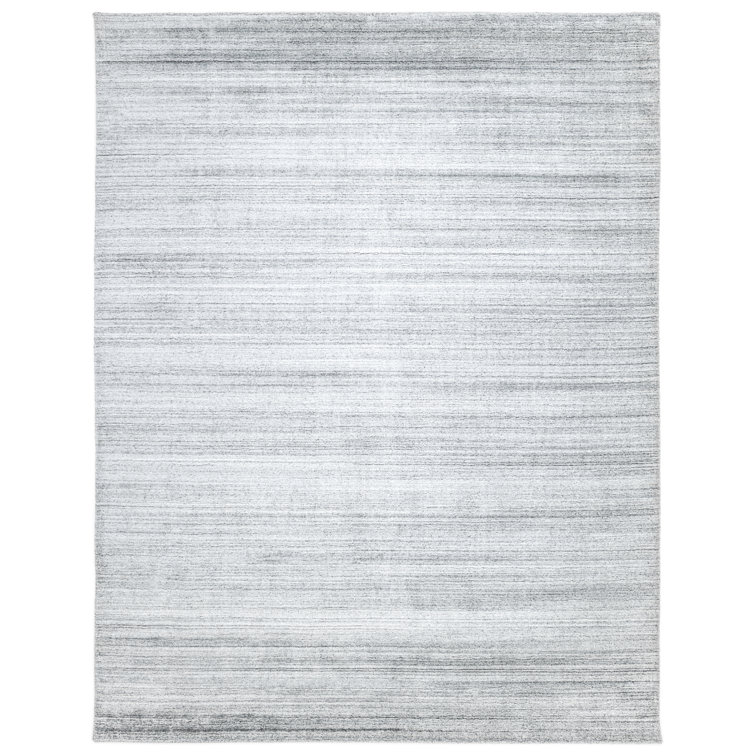 Heather Stripe Hand-Knotted Wool & Viscose 8' x 10' Area Rug
