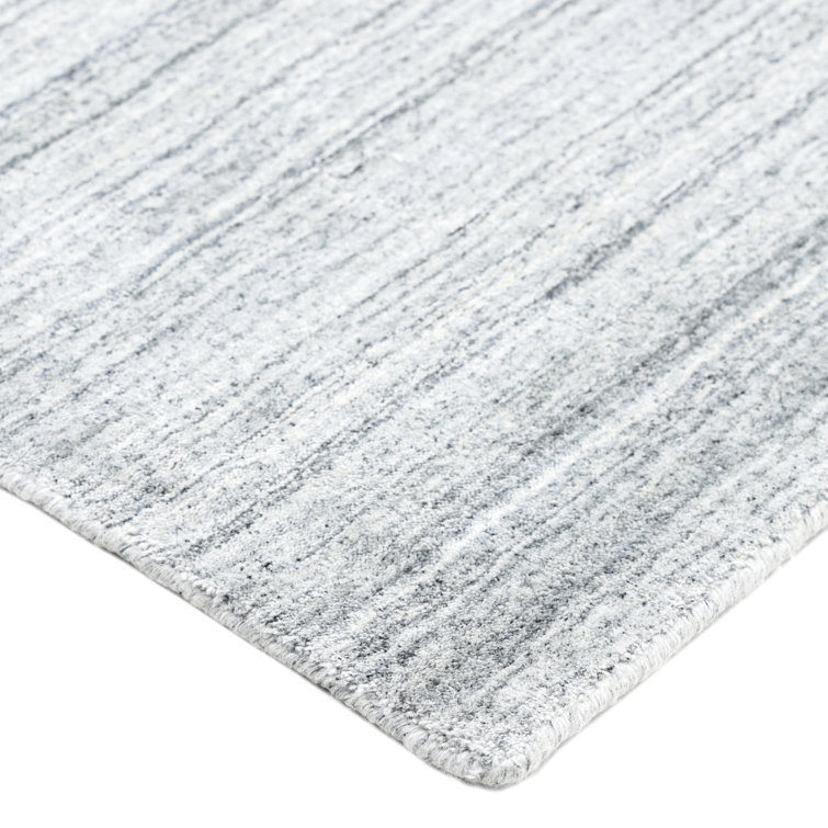 Heather Stripe Hand-Knotted Wool & Viscose 8' x 10' Area Rug