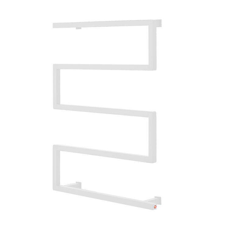 Voltaire 5-Bar Matte White Stainless Steel Electric Towel Warmer