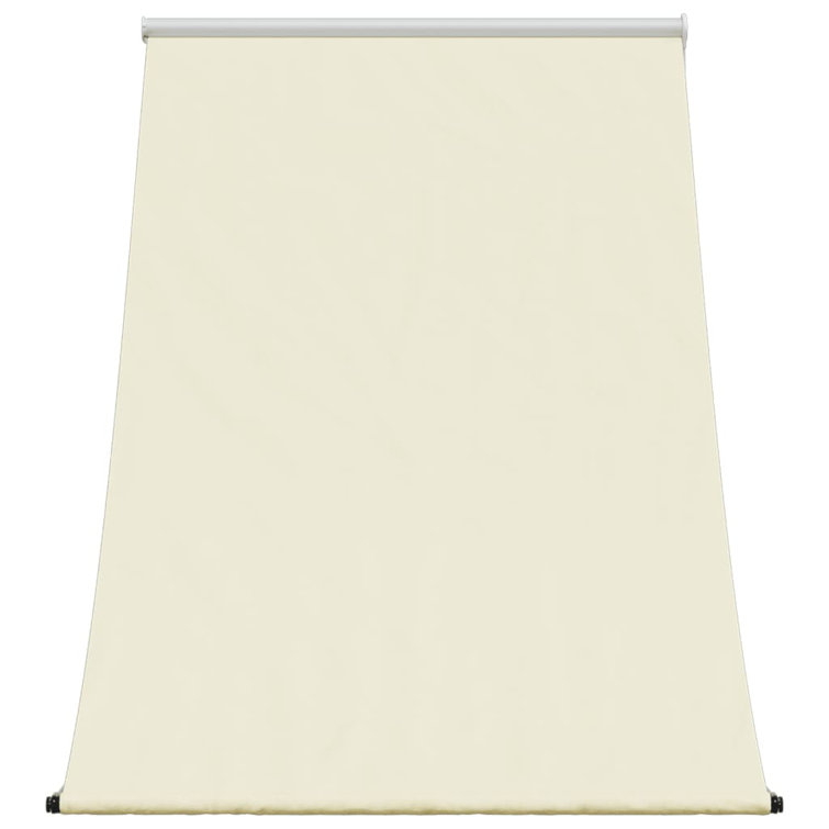 Cream Retractable Awning 59.1" x 59.1" Fabric and Steel