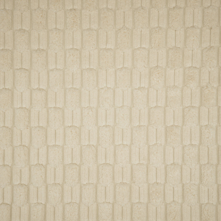 Cream Textured Stripe Upholstery Fabric