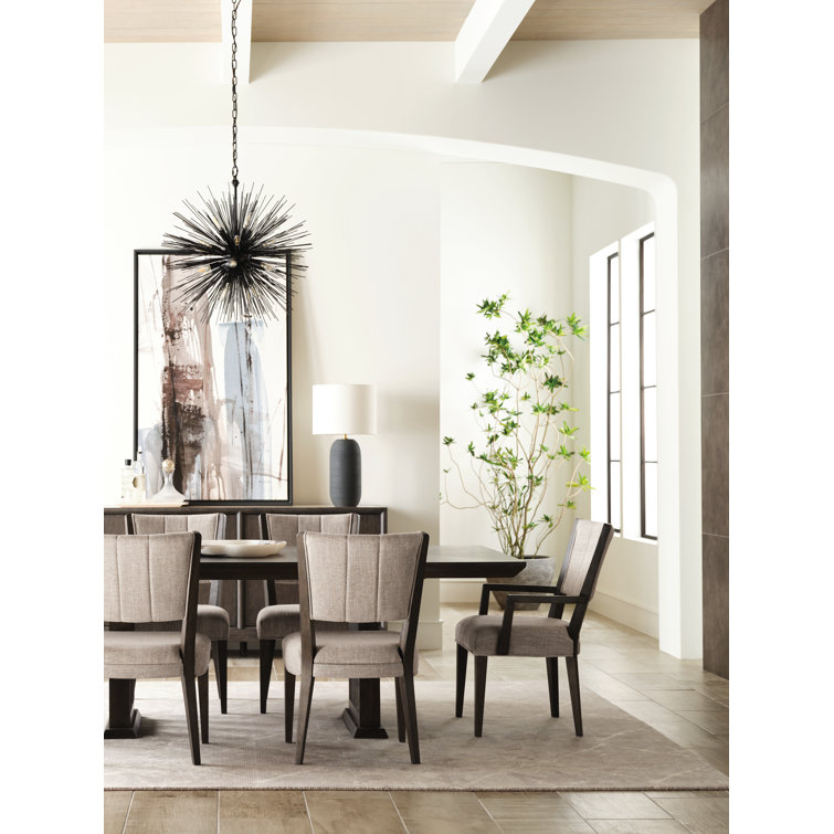 Quincy Black Upholstered Ash Wood Side Chair