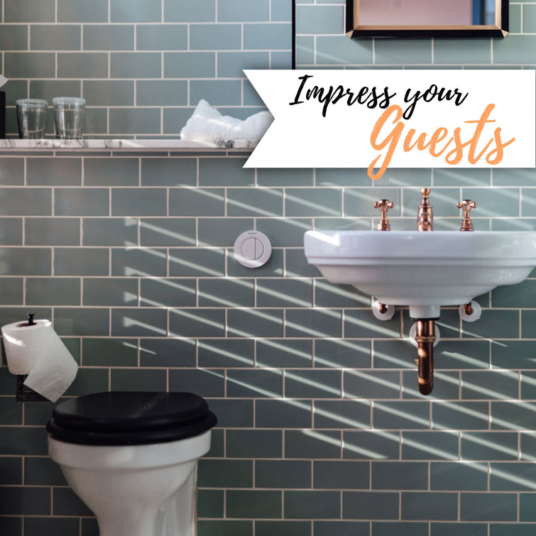 Matte Black Geometric Wall Mount Toilet Paper Holder