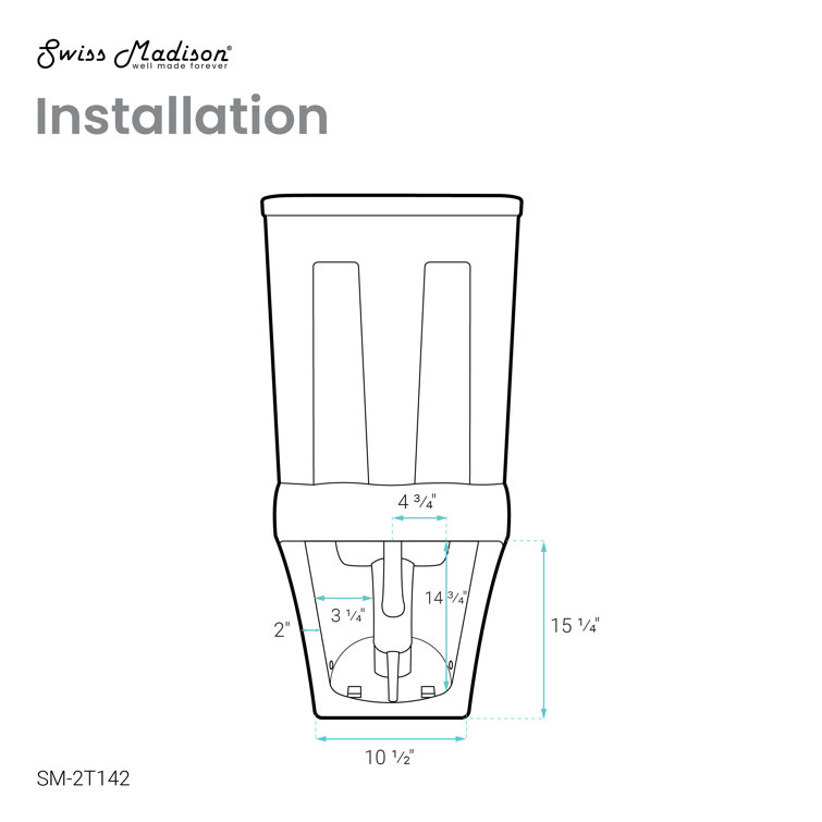 White Elongated Dual-Flush High Efficiency Free Standing Toilet