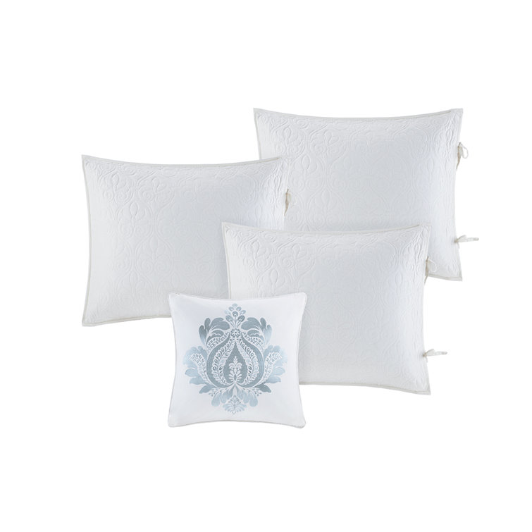White Twin 6-Piece Reversible Daybed Cover Set