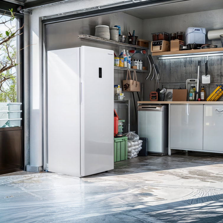 Hamilton Beach 17 Cu Ft White Convertible Refrigerator Freezer