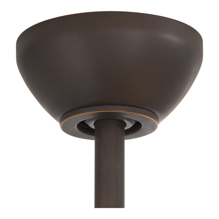 Roman Bronze 52'' Ceiling Fan with Palm Leaf Blades