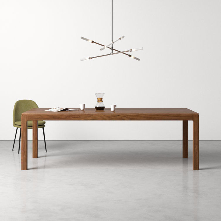 Jacobsen 94'' Brown Walnut Rectangular Dining Table