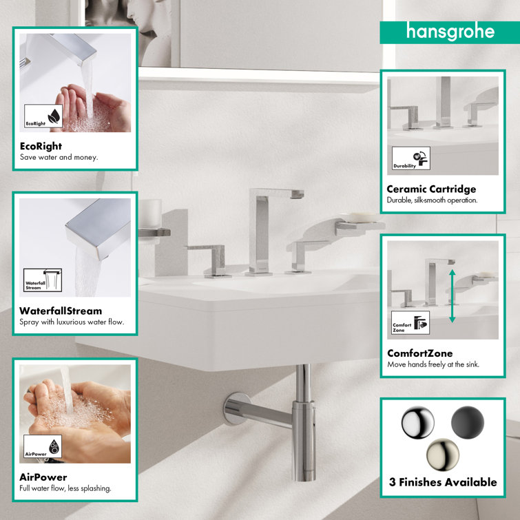 Polished Chrome Single Handle High Arc Bathroom Faucet