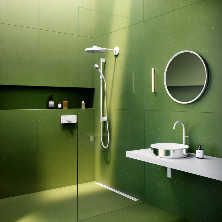 Philippe Starck Chrome Round Solid-Surface Bathroom Sink