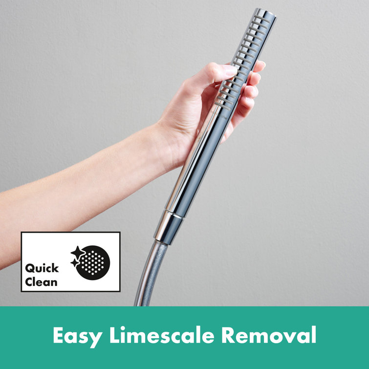 Chrome 4-Hole Roman Tub Filler with Hand Shower