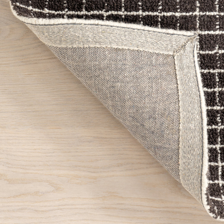 Melrose Charcoal Hand-Tufted Wool 8' x 10' Area Rug