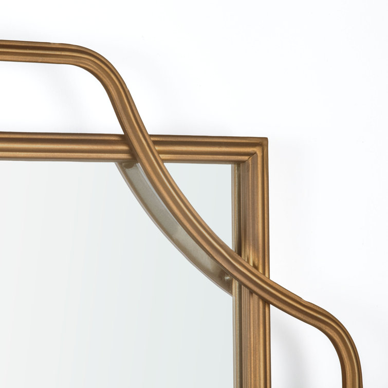 Amir Bronze Rectangular Metal Wall Mirror
