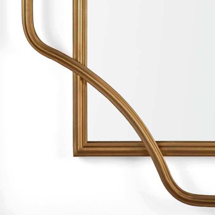 Amir Bronze Rectangular Metal Wall Mirror