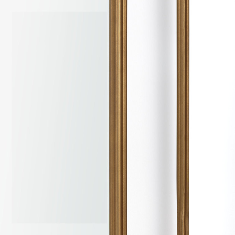 Amir Bronze Rectangular Metal Wall Mirror