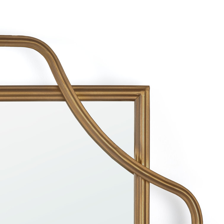 Amir Bronze Rectangular Metal Wall Mirror