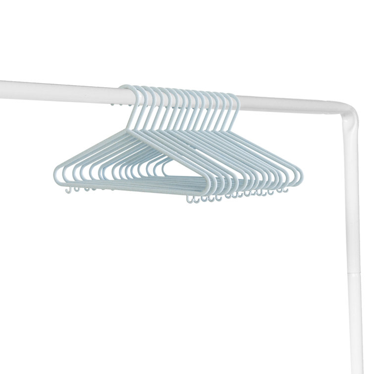 3 Sprouts Speckled Blue Wheat Straw Baby Hangers, Pack of 30