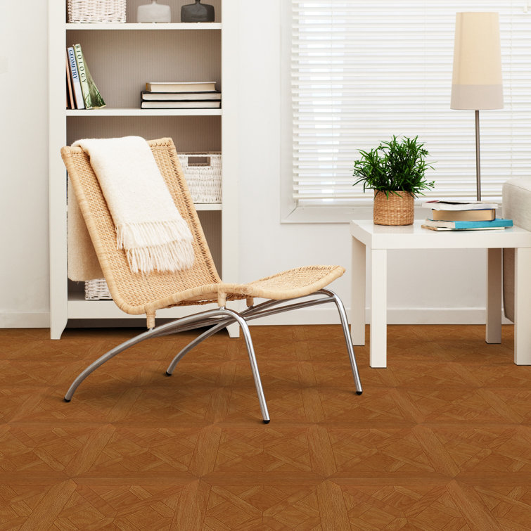 Classic Parquet Oak Self-Adhesive Vinyl Floor Tiles