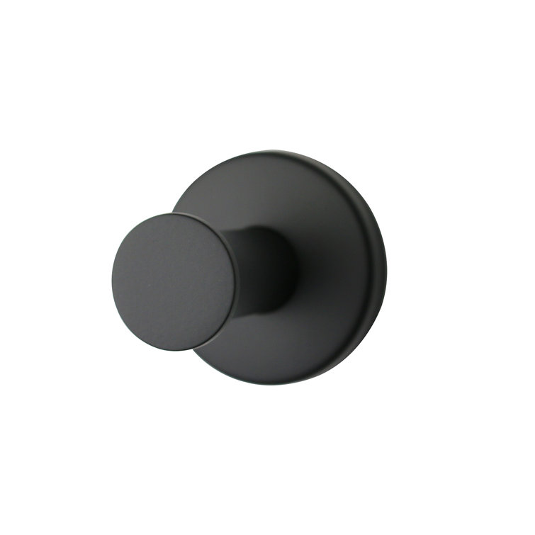 Matte Black Stainless Steel Wall Mount Robe Hook