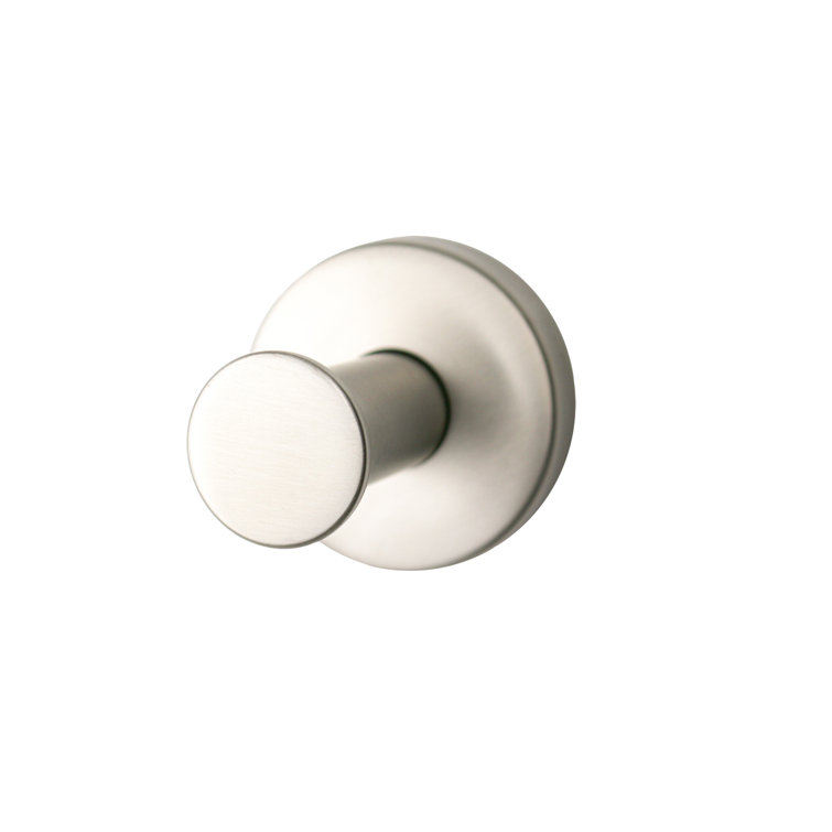 Brushed Nickel Satin Wall Mounted Robe Towel Hook