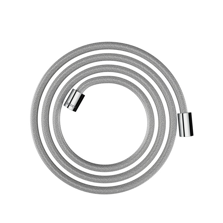 AXOR 79" Chrome Textile Shower Hose with Cylindrical Nut