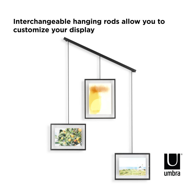 Classic Black Wall-Mounted Picture Frame Set of 3