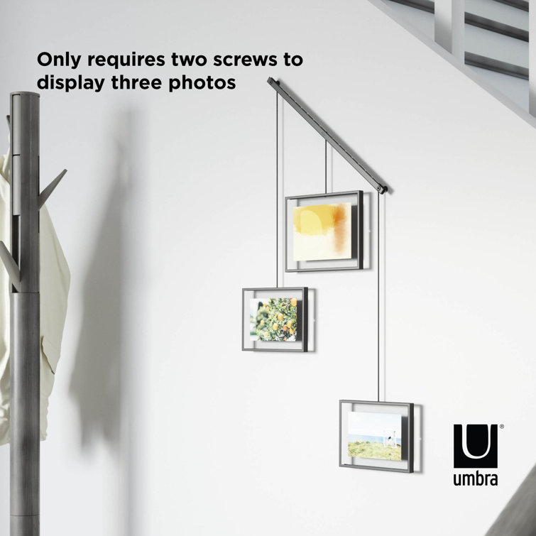 Classic Black Wall-Mounted Picture Frame Set of 3