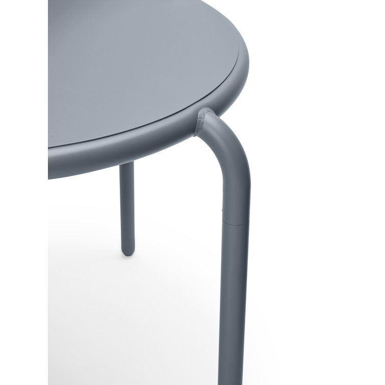 Elephant Gray Powder Coated Aluminum Outdoor Dining Table
