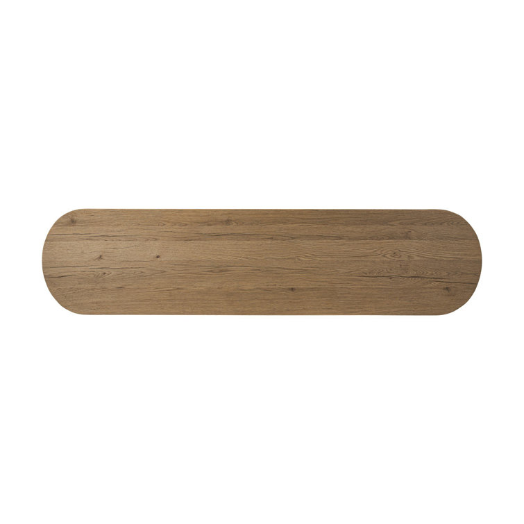 Haiden 94'' Worn Oak Solid and Veneer Sideboard