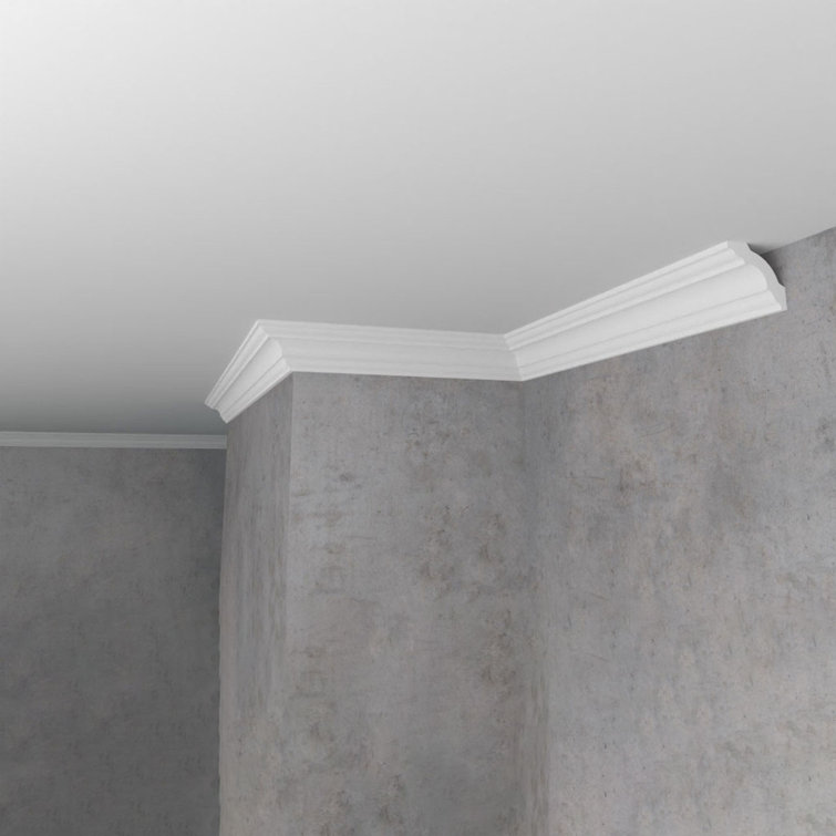 Miguel White Styrofoam Crown Molding for Ceiling