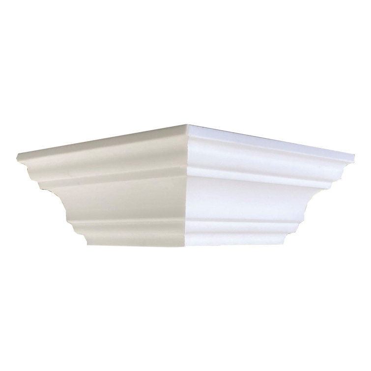 Marcos 78.74" White Styrofoam Crown Molding