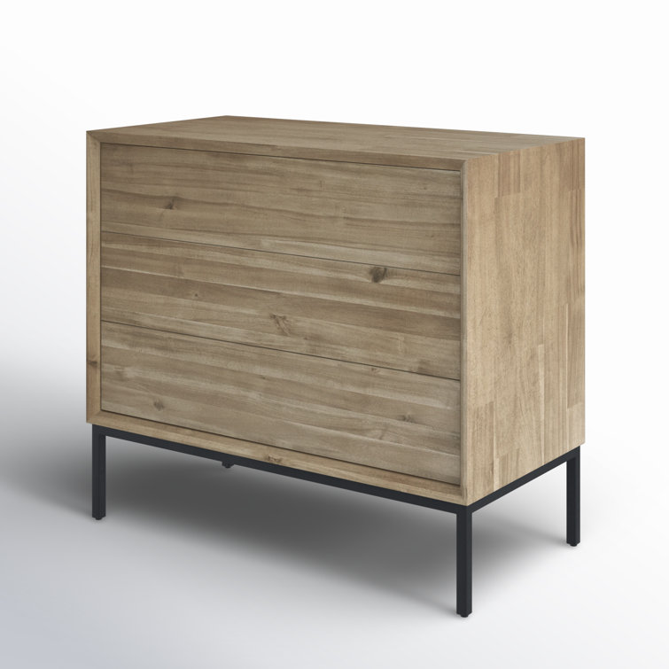 Hathaway Newton Brown 3-Drawer Industrial Chest