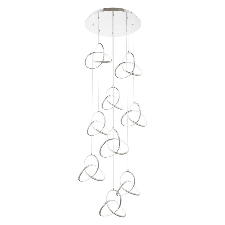 Vornado 15-Light Chrome Multi Pendant Light