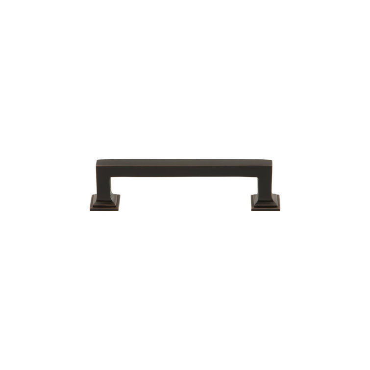 Timeless Bronze 4" Modern Straight Bar Pull