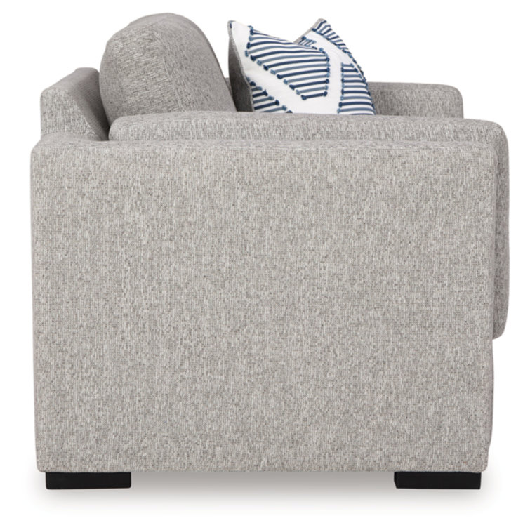 Evansley Oversized Gray Fabric Chair and a Half