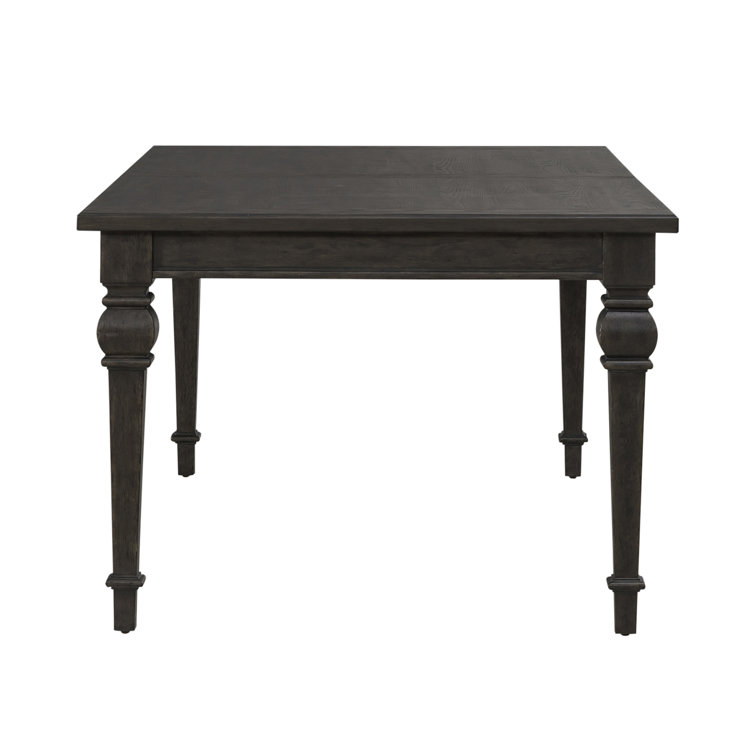Saddle Brown 7-Piece Rectangular Dining Table Set with Upholstered Chairs