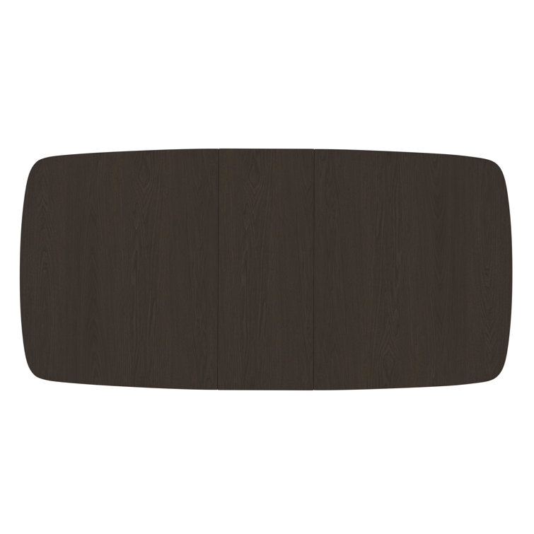 Fairmont Black Ribbed Extendable Dining Table