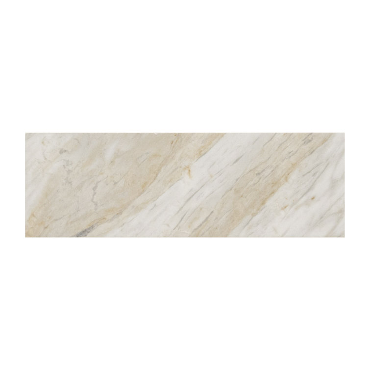 Athena Gold 4" x 12" Honed Marble Subway Tile