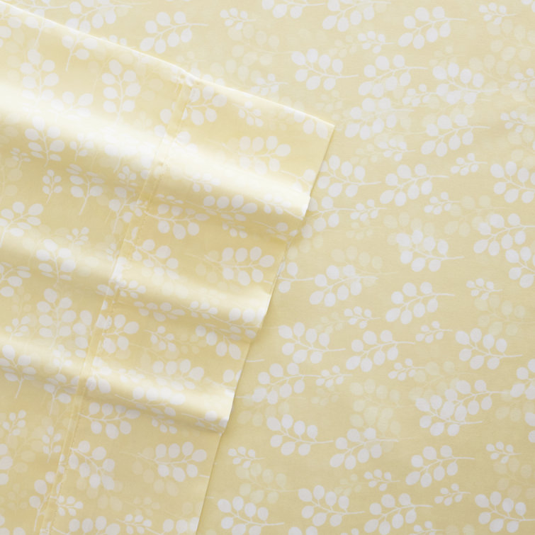 Ivory Twin Cotton Polyester Microfiber Kids Sheet Set