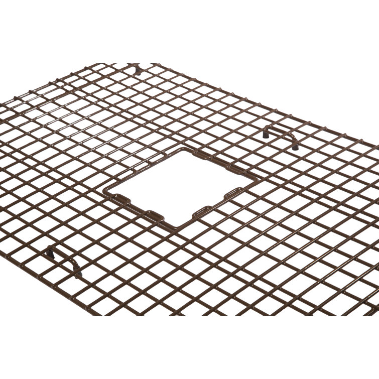 Wright Antique Brown Steel Kitchen Sink Bottom Grid