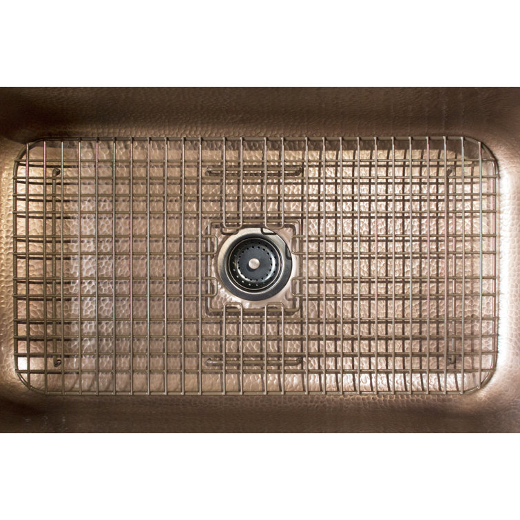 Rohe Antique Brown 27.75" x 13.38" Stainless Steel Sink Grid