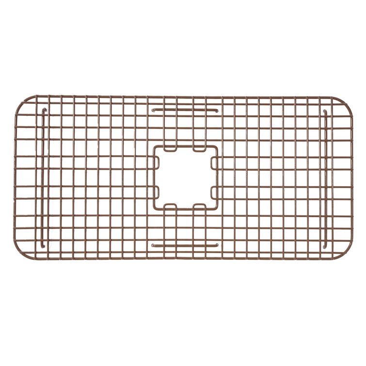Rohe Antique Brown 27.75" x 13.38" Stainless Steel Sink Grid
