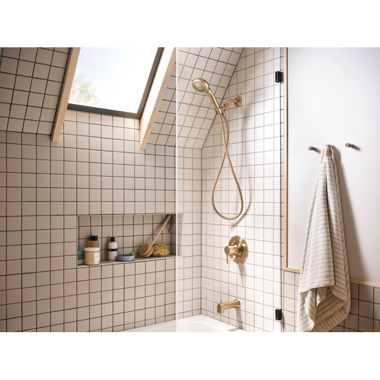 Bronzed Gold Nickel Handheld Wall Mounted Shower Faucet Set