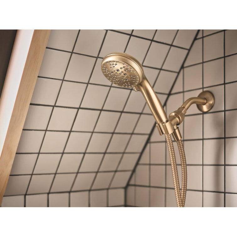 Bronzed Gold Nickel Handheld Wall Mounted Shower Faucet Set